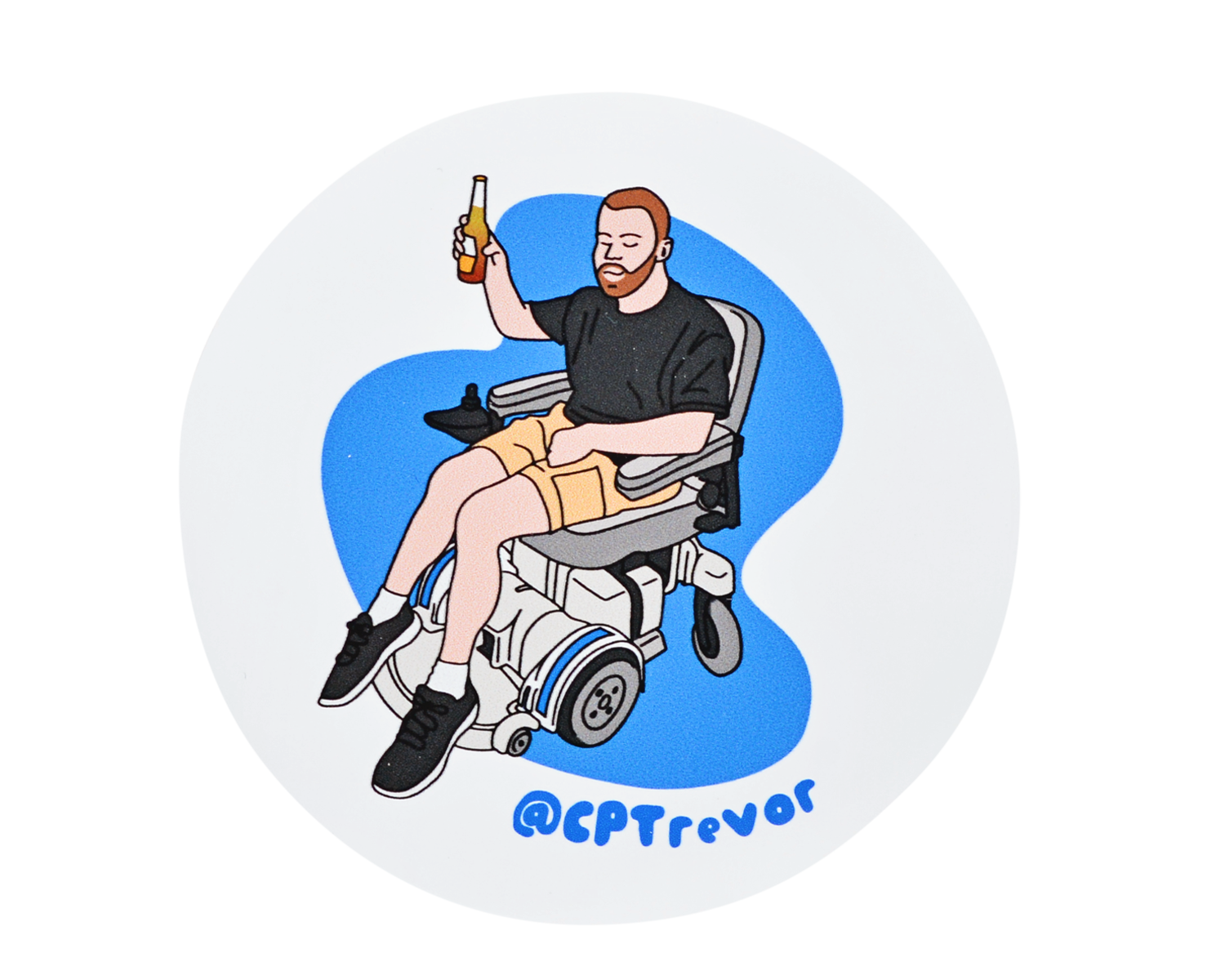 CPTrevor (Cheers) Sticker