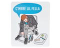 CPTrevor (C'mere Lil Fella) Sticker